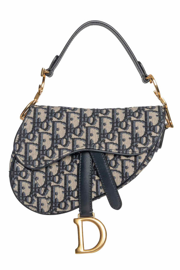 Christian Dior 2019 Mini Oblique Saddle Bag