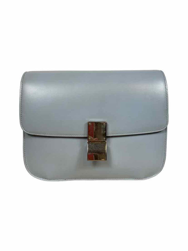 Celine Box Calfskin Medium Classic Box Flap Bag