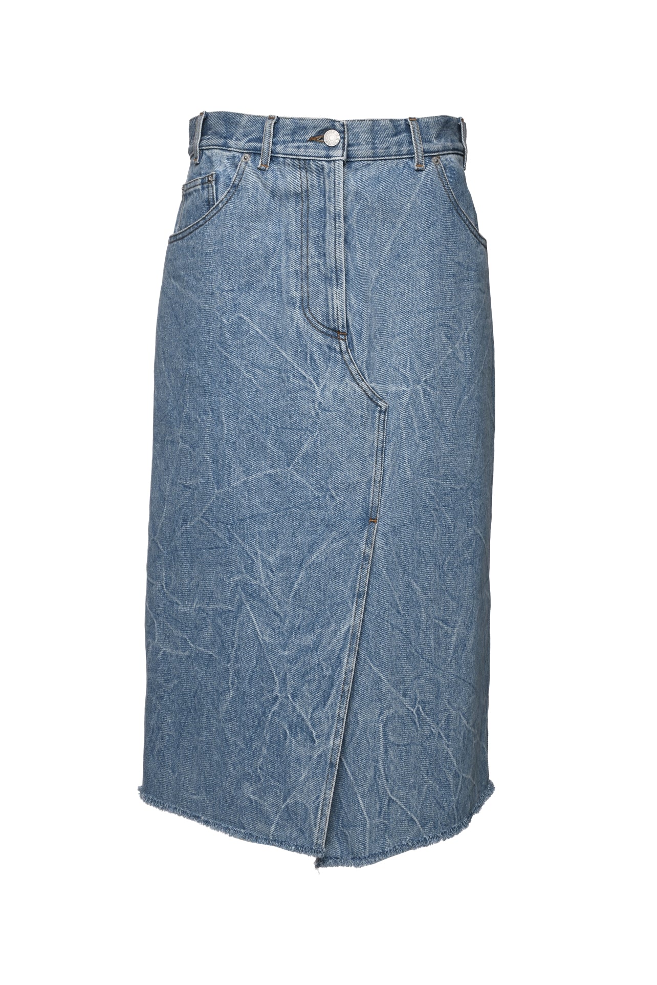 DRIES VAN NOTEN アシンメトリーフレアスカート size38 DRIES VAN