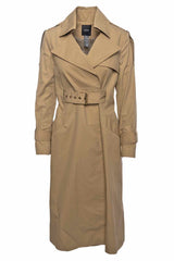 Smythe Size 2 Classic Long Belted Trench Coat