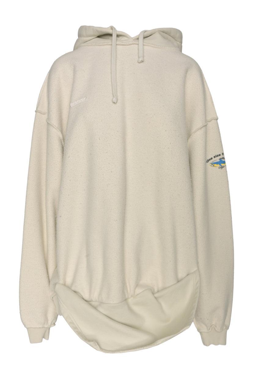 Vetements Size XS Men's Inside Out Shark Hoodie Luxury Used