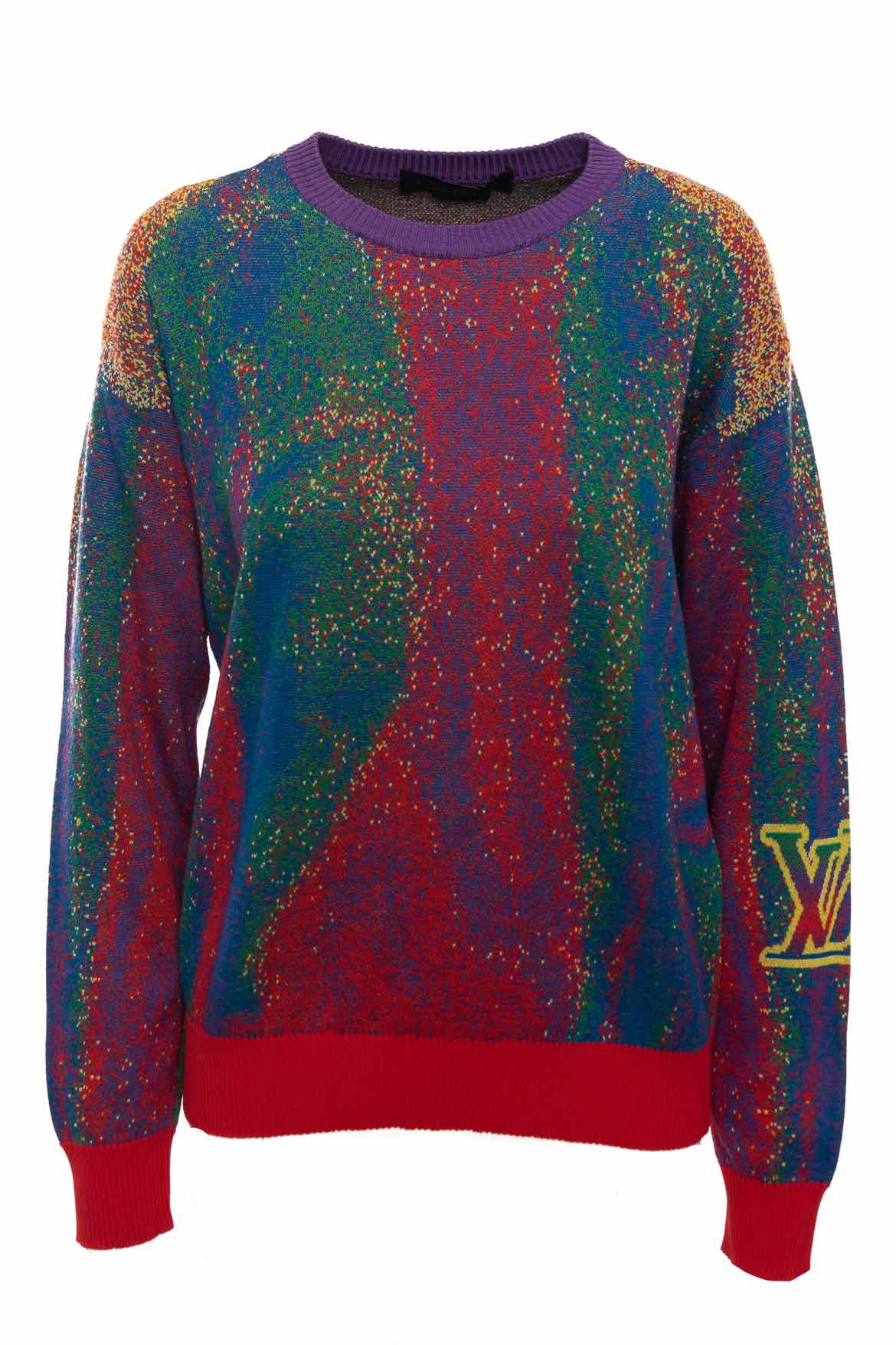 louis vuitton multicolor sweater