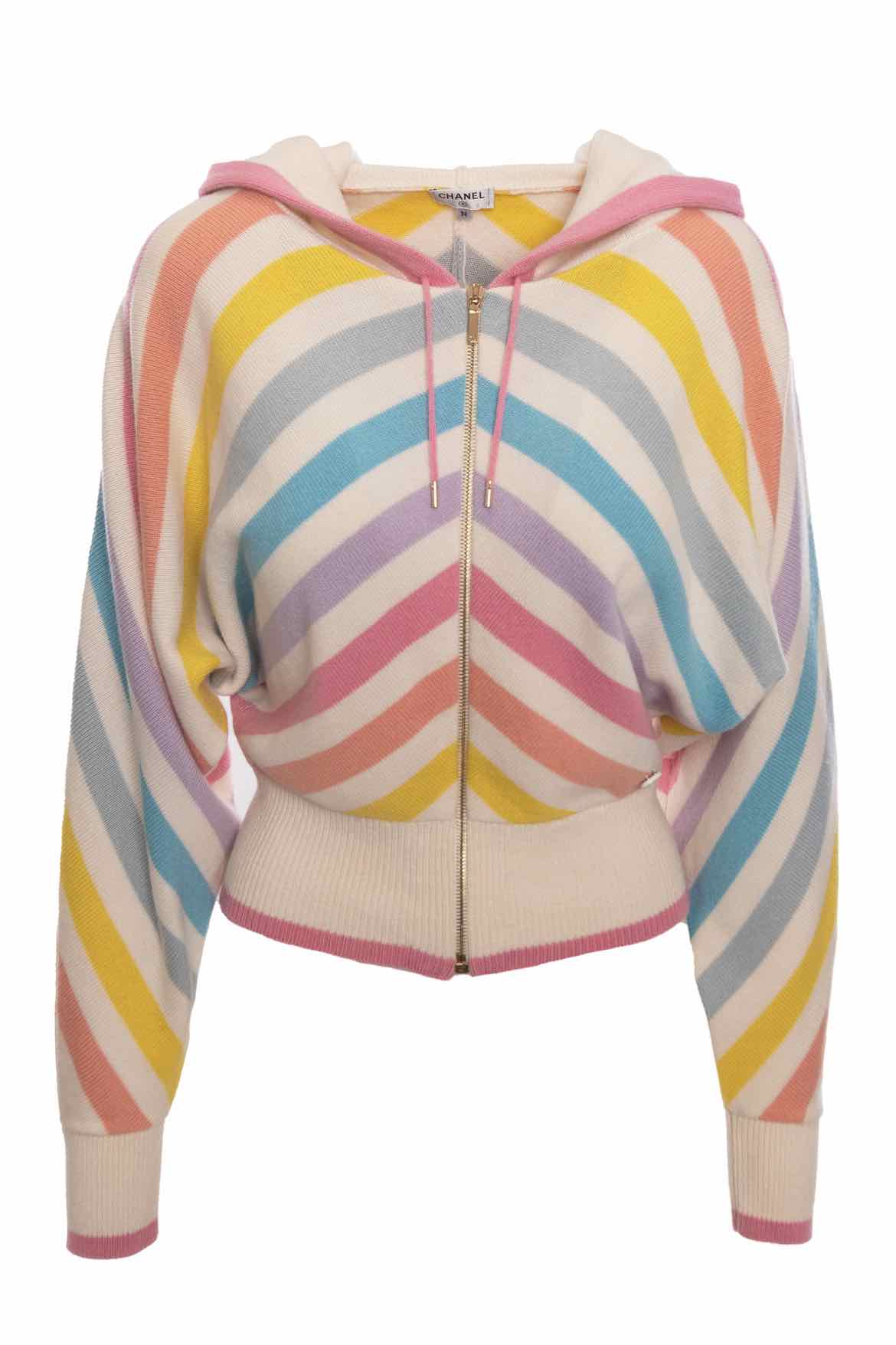 Chanel rainbow sale sweater