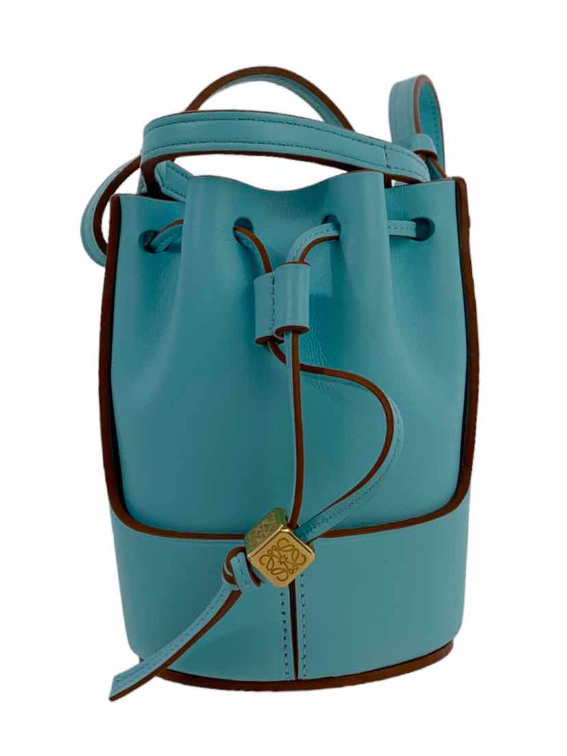 loewe balloon nano leather bucket bag