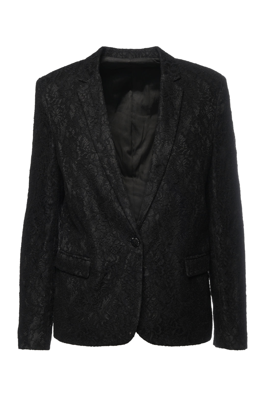 The Kooples Size M Lace Single Breasted Blazer
