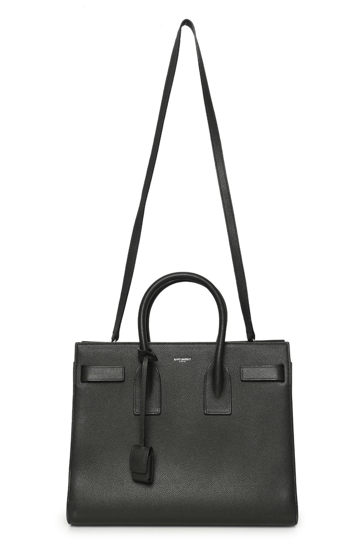 Saint Laurent 2015 Small Grained Leather Sac De Jour Tote