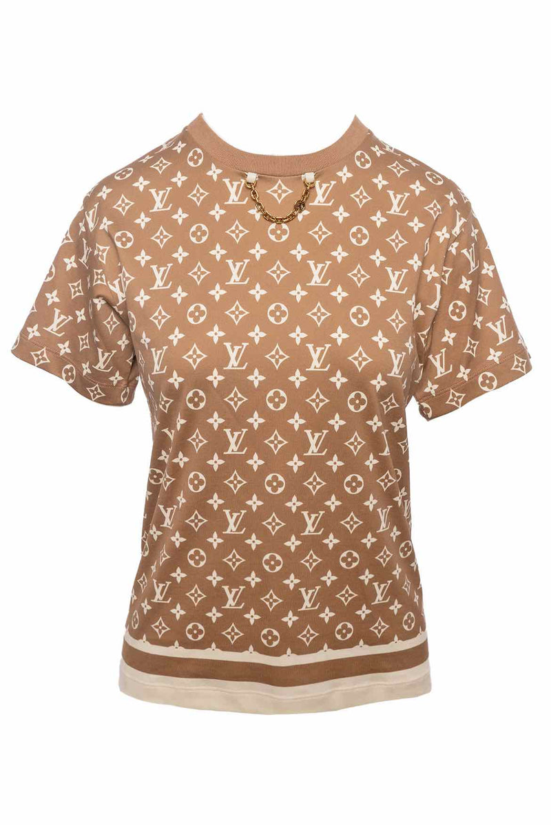 Louis Vuitton Size XS Stripe Accent Monogram T-Shirt