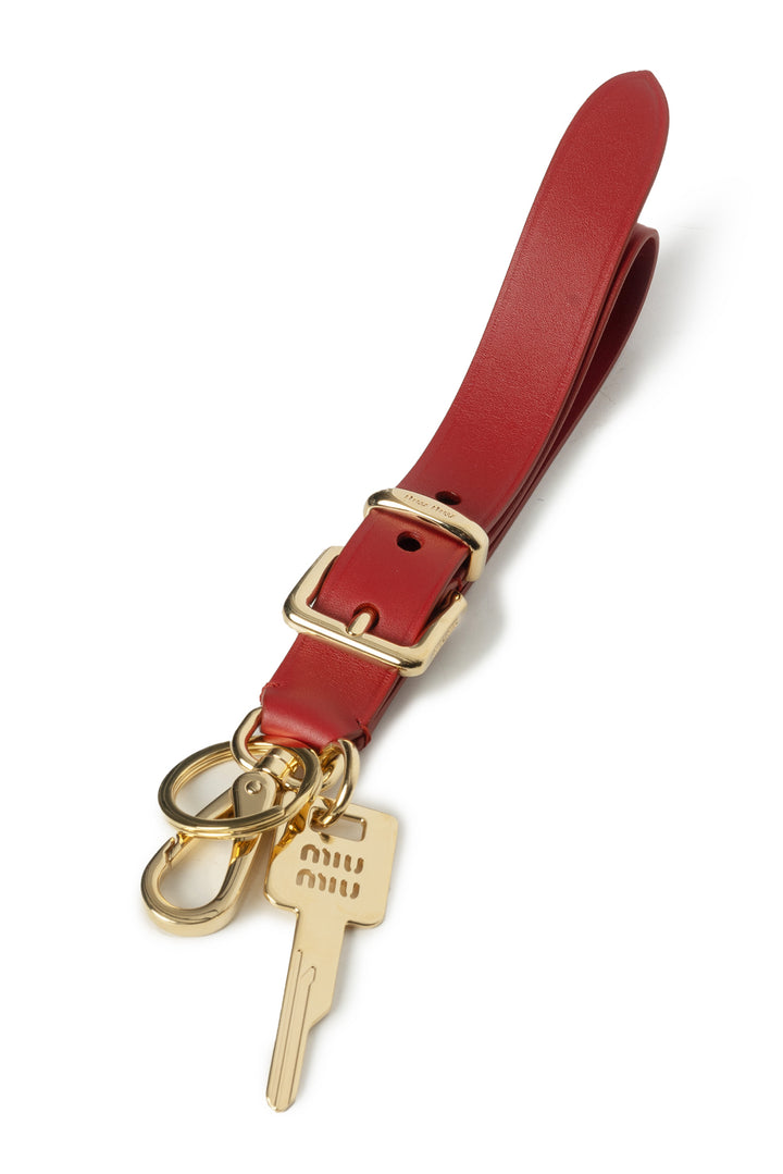 Miu Miu Leather Key Ring