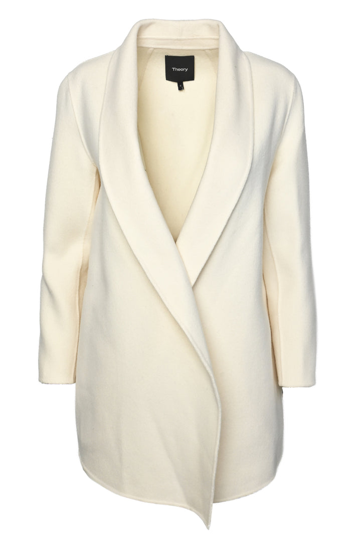 Theory Size S Wool & Cashmere Blend Shawl Collar Jacket