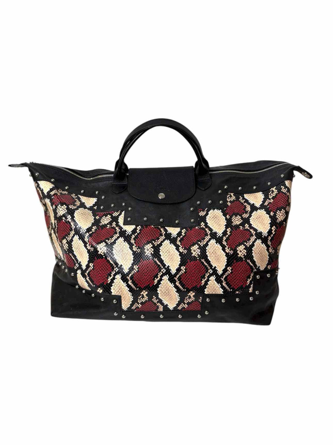 Longchamp Le Pilage Python Satchel