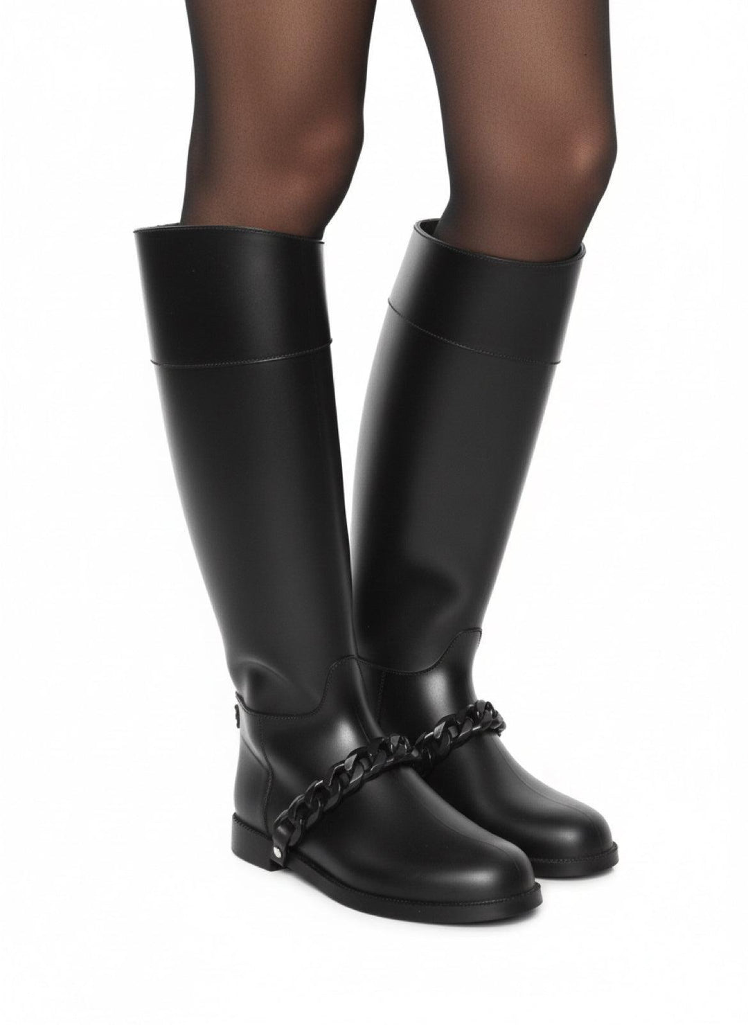 Givenchy Size 35 Chain Strap Rain Boots