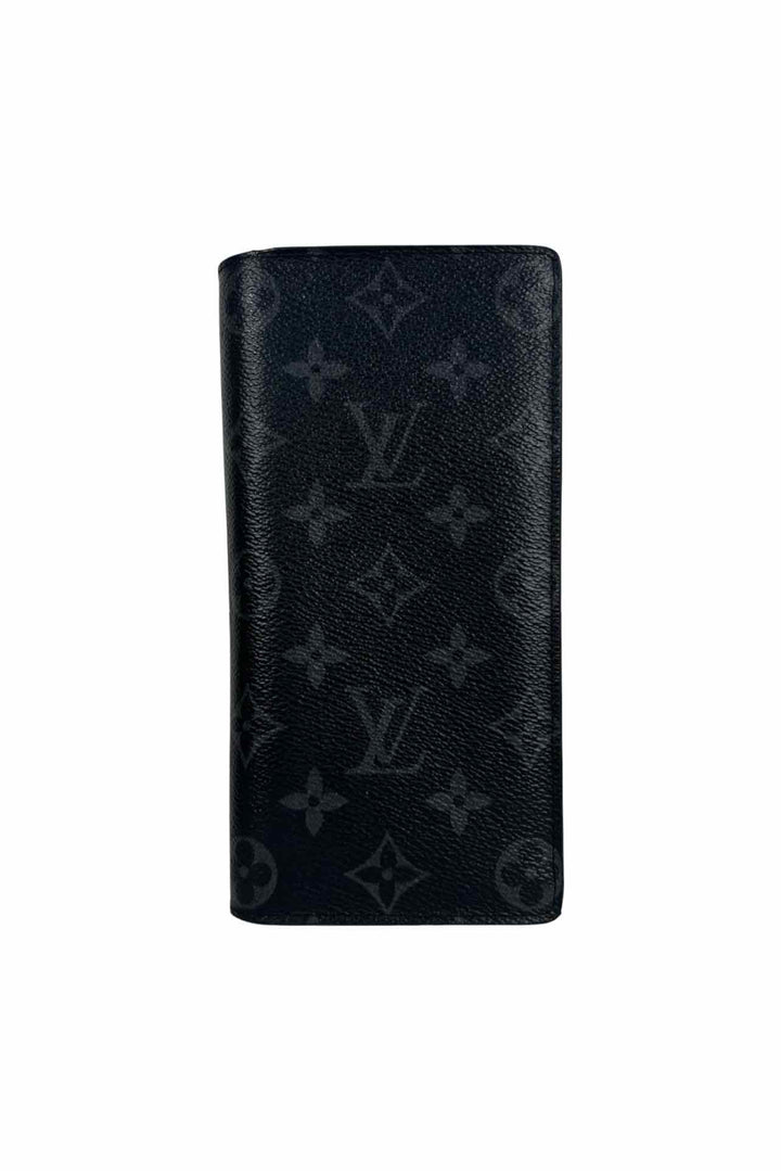 Louis Vuitton Monogram Eclipse Brazza Wallet