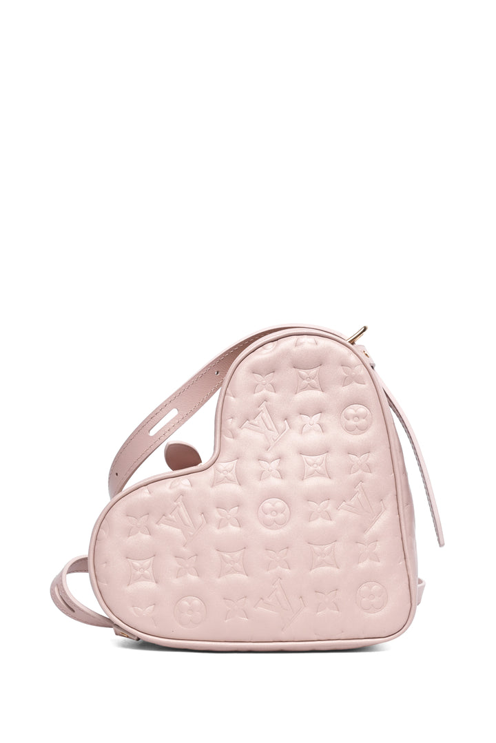 Louis Vuitton 2021 Monogram Embossed Lambskin Fall In Love Sac Coeur Crossbody