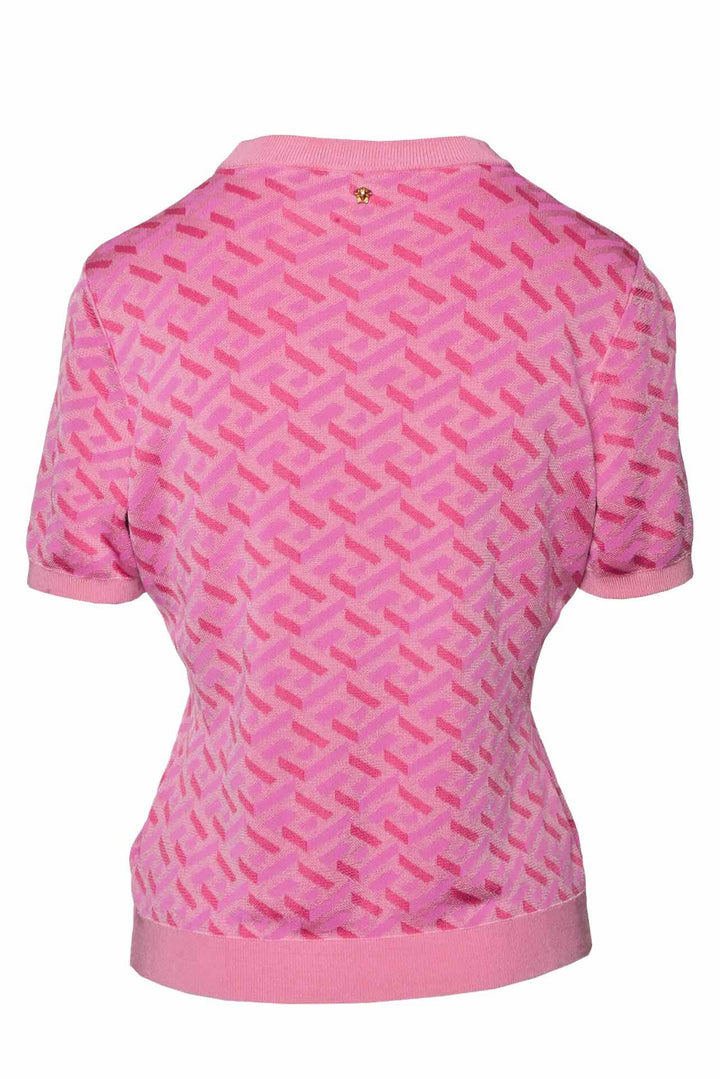 Versace Size 12 La Greca Jacquard Tops