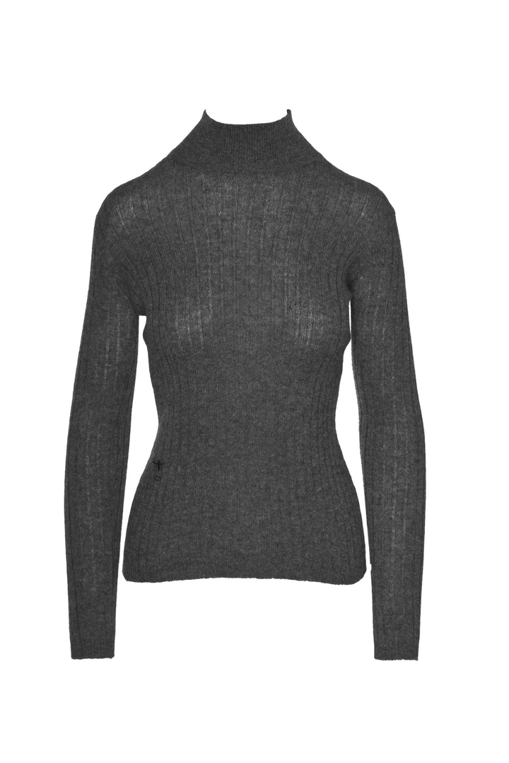 Christian Dior Size 4 Cashmere Ribbed Turtleneck Sweater