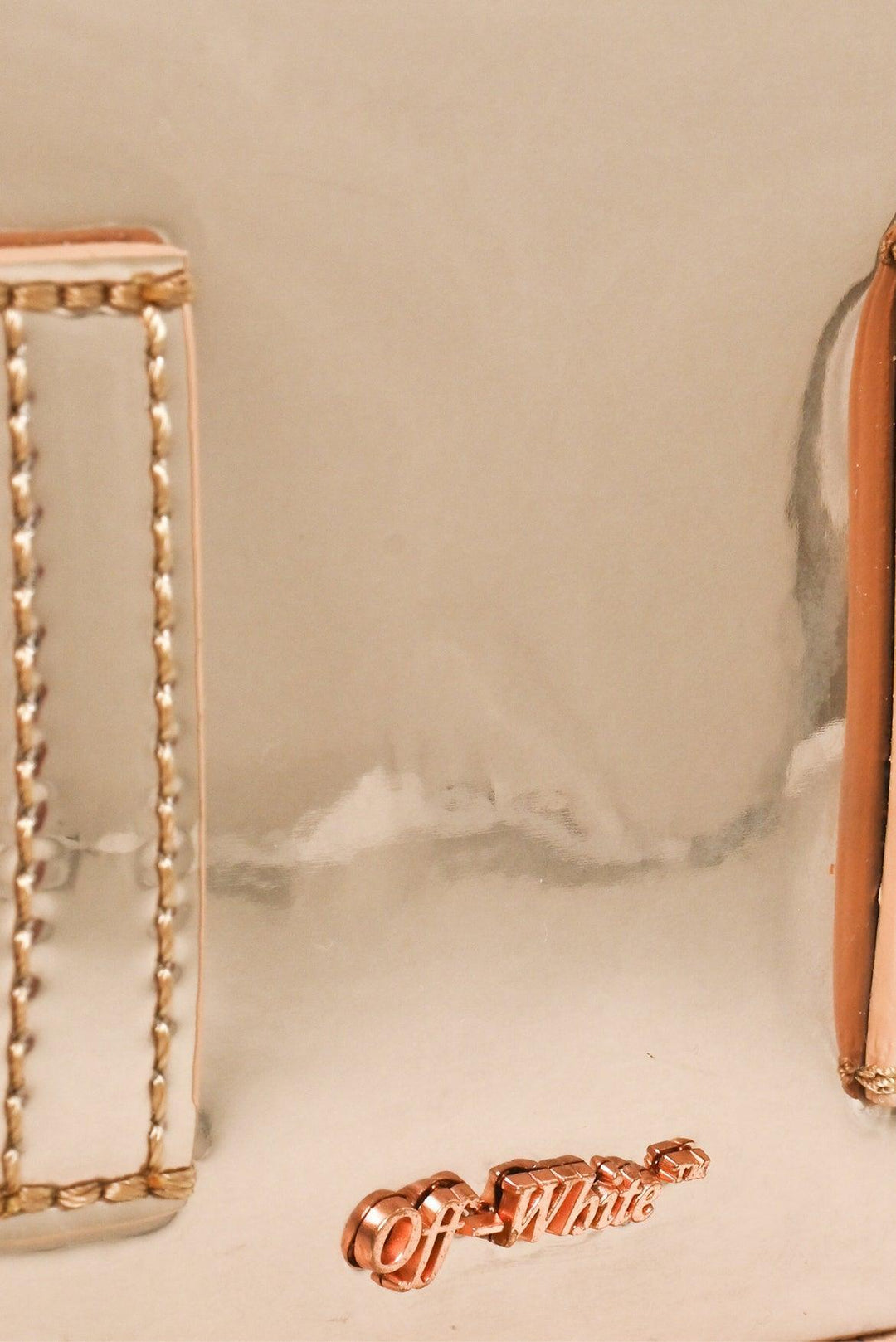 Off White Mirror Baby Flap Bag