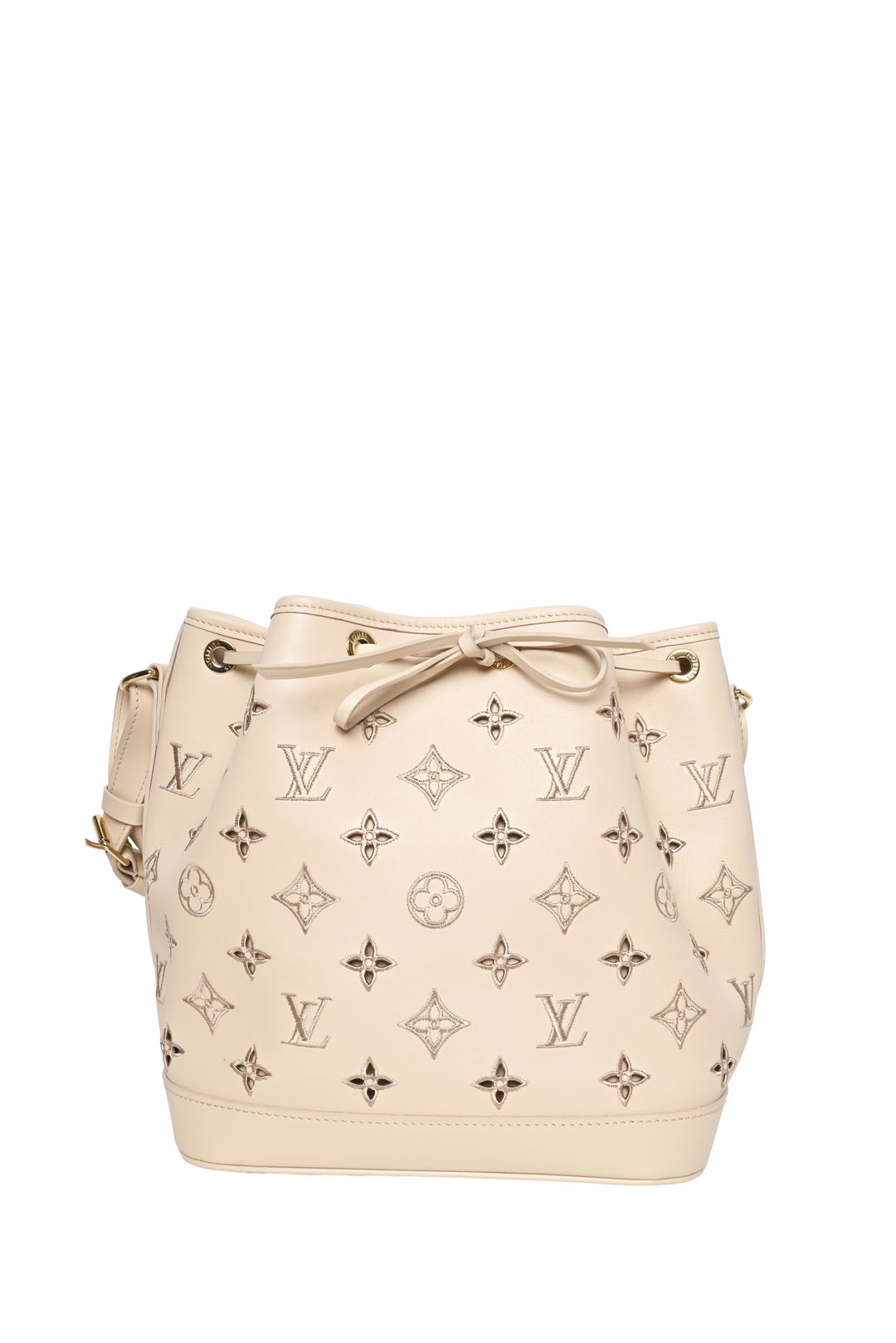 Louis Vuitton Monogram Broderie Anglaise Petit Noe Bucket Bag
