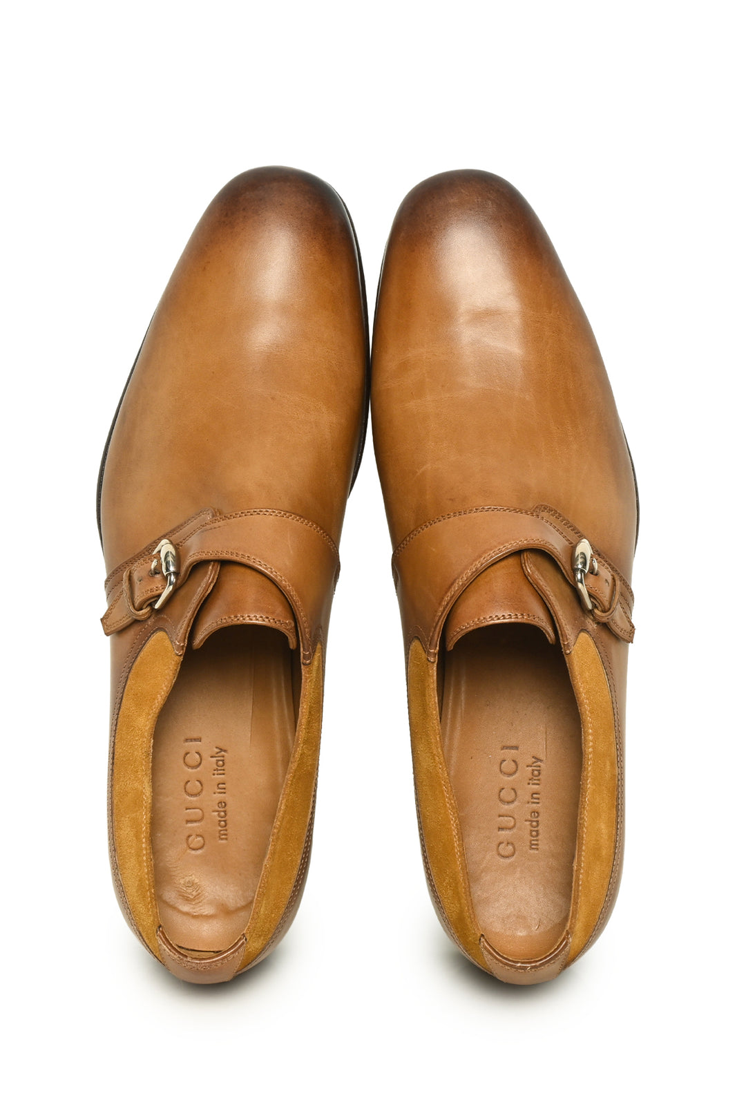 Mens Shoe Size 7 Gucci Men's Monk Strap Loafers