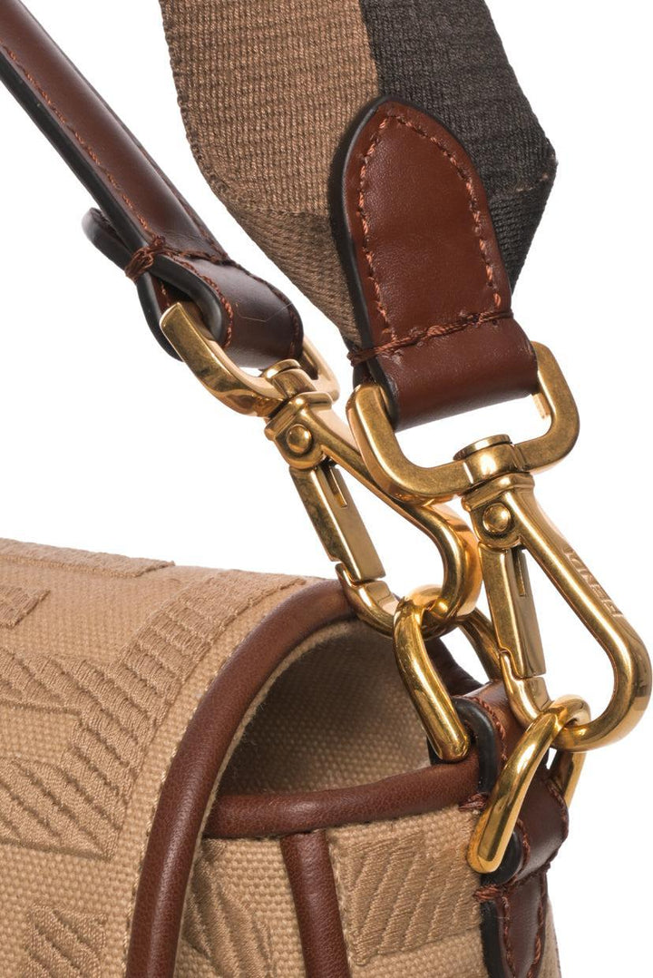 Fendi Sardinian Jacquard Vitello FF Baguette Bag