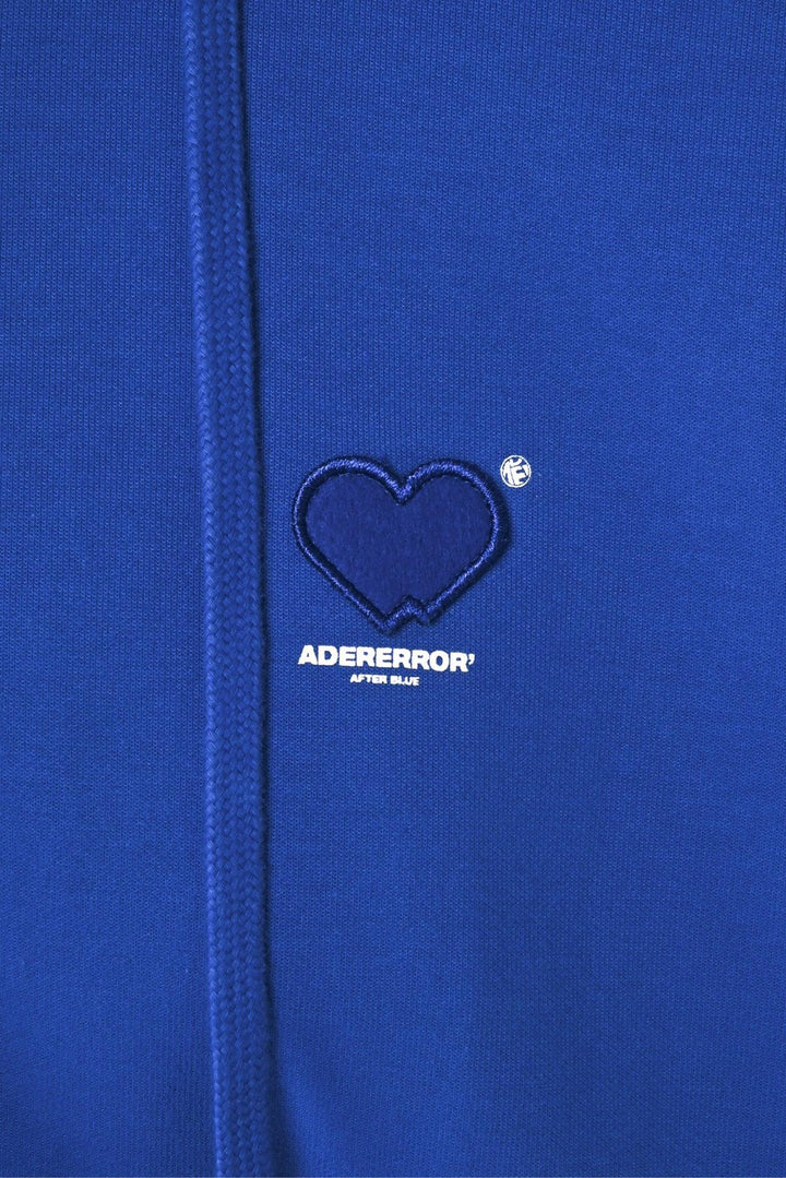 Ader Error Size 1 Twin Heart Zip-Up Hoodie