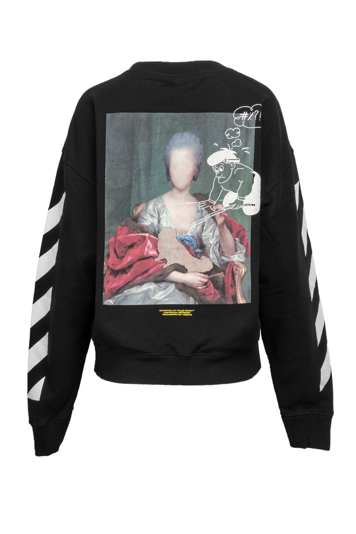 Off White Size M Diag Mariana De Silva Crewneck