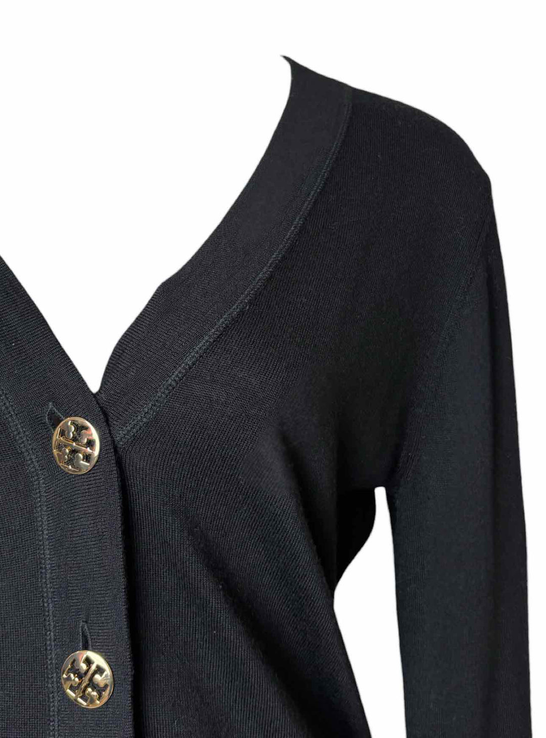 Tory Burch Size L Simone Wool Cardigan