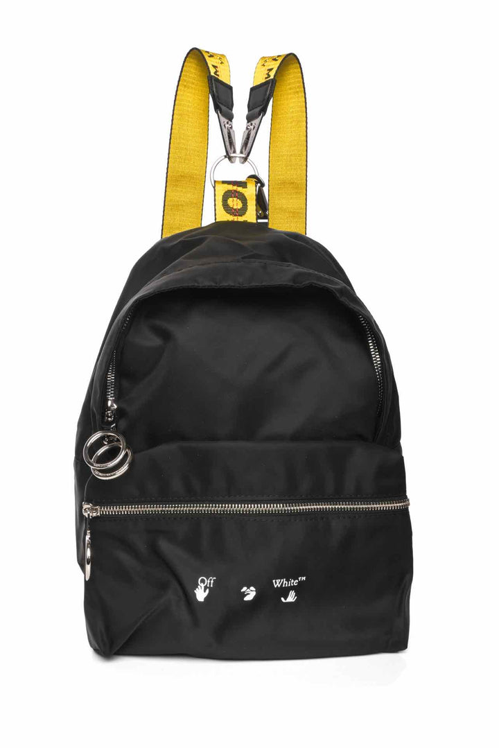 Off White Nylon Mini BackPack