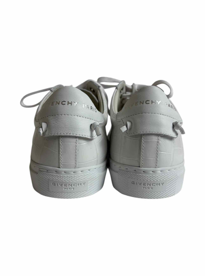 Givenchy Size 38 Urban Street Croc Embossed Leather Sneaker