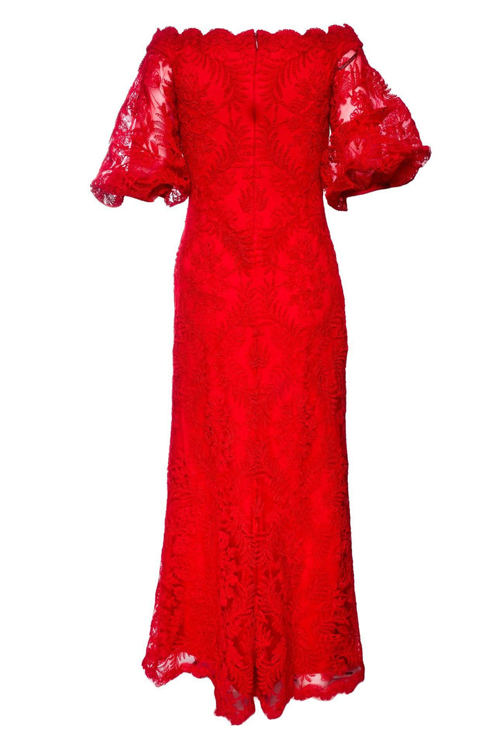Tadashi Shoji Size 2 Off Shoulder Lace Gown