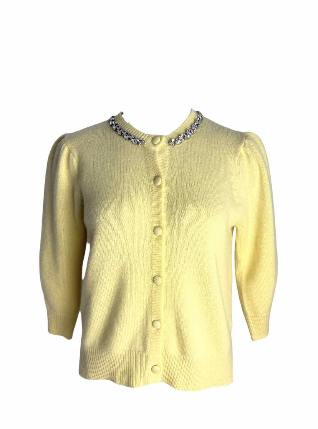 Autumn Cashmere Size S Cashmere Crystal Embellished Cardigan