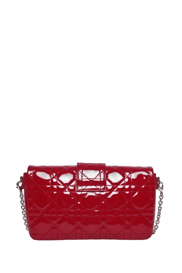 Dior 2012 Cannage Quilted Patent Leather Miss Dior Promenade Crossbody Clutch