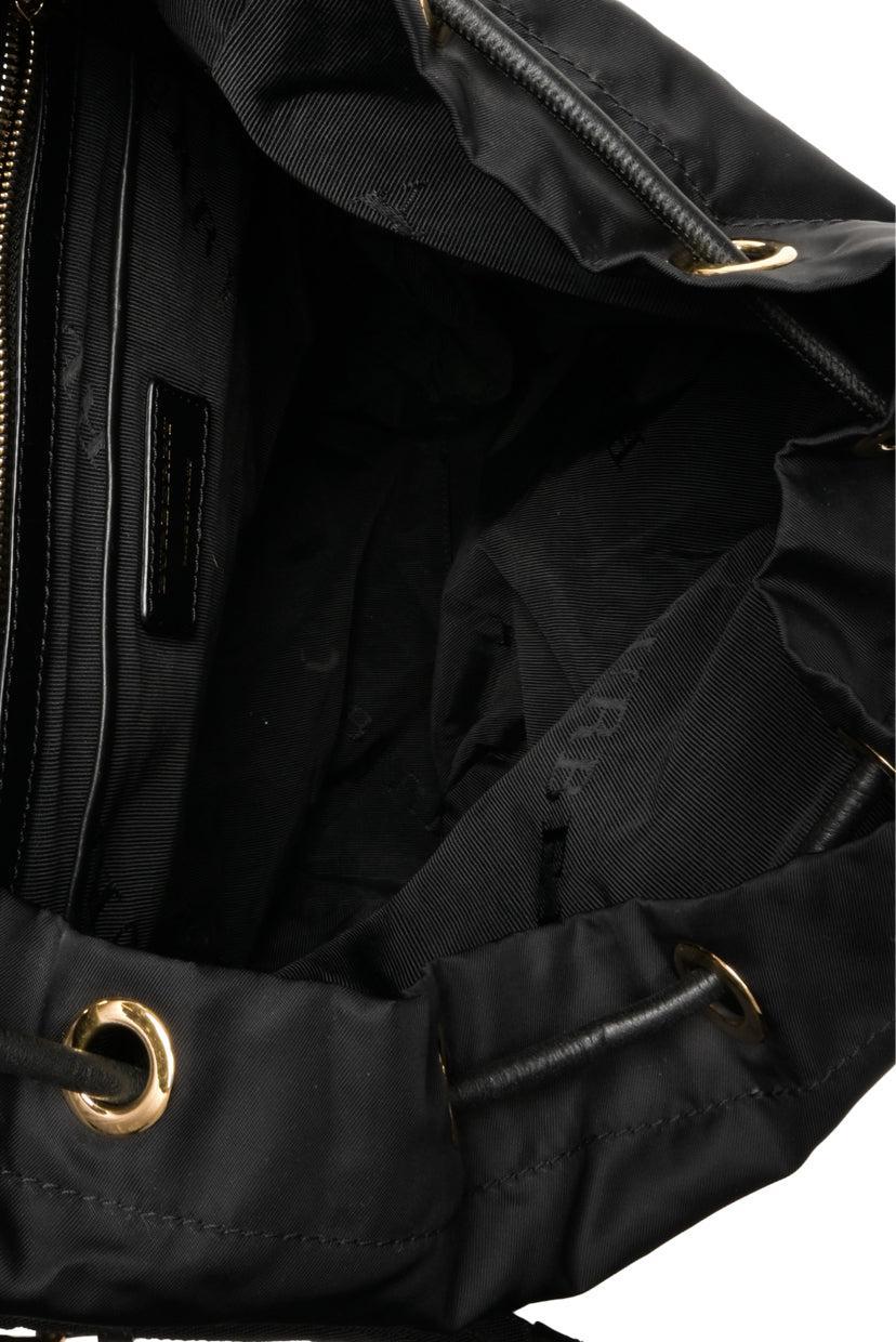 Burberry Rucksack Leather Trimmed BackPack