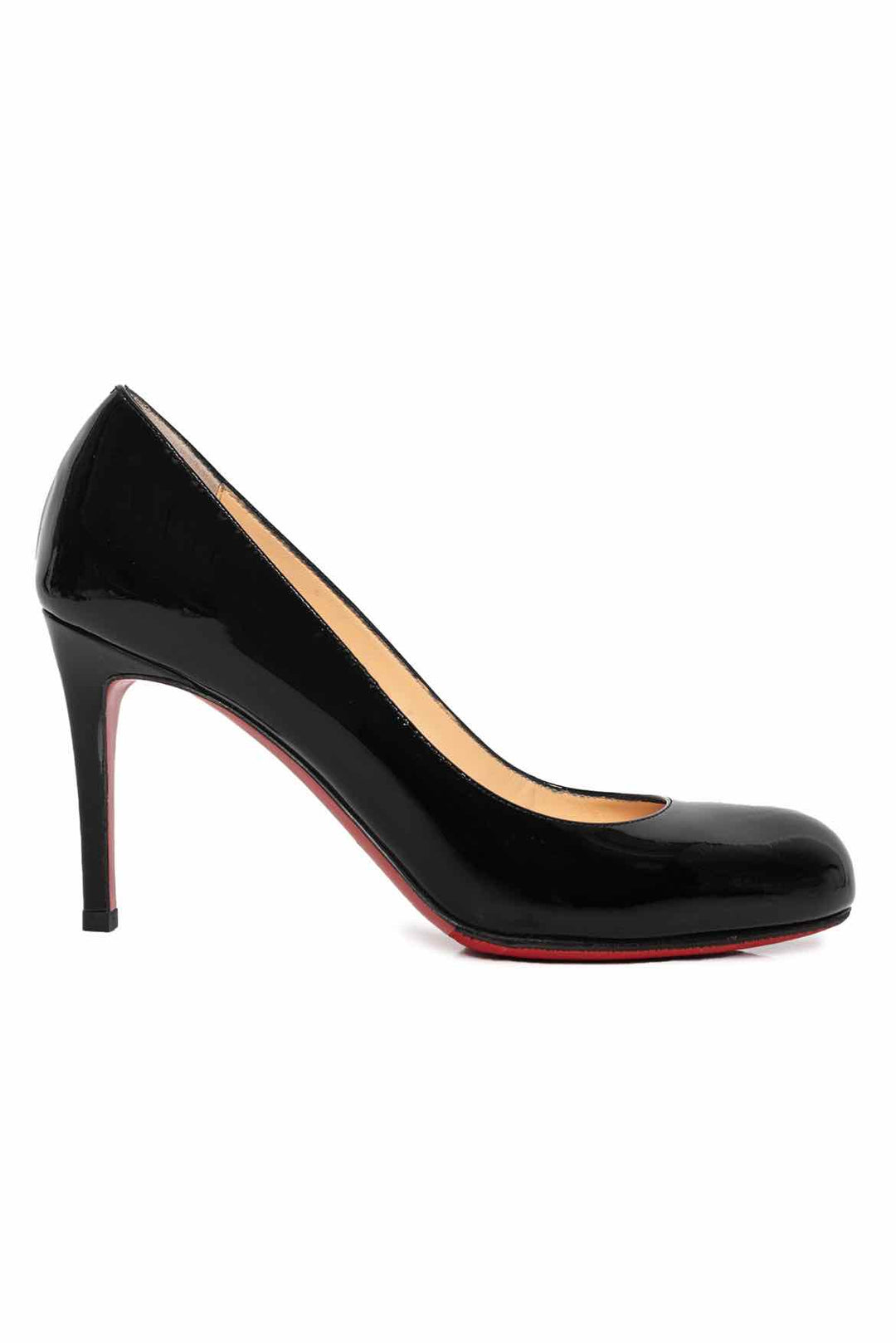 Christian Louboutin Size 35.5 Simple Pump 80 Patent Leather Pumps