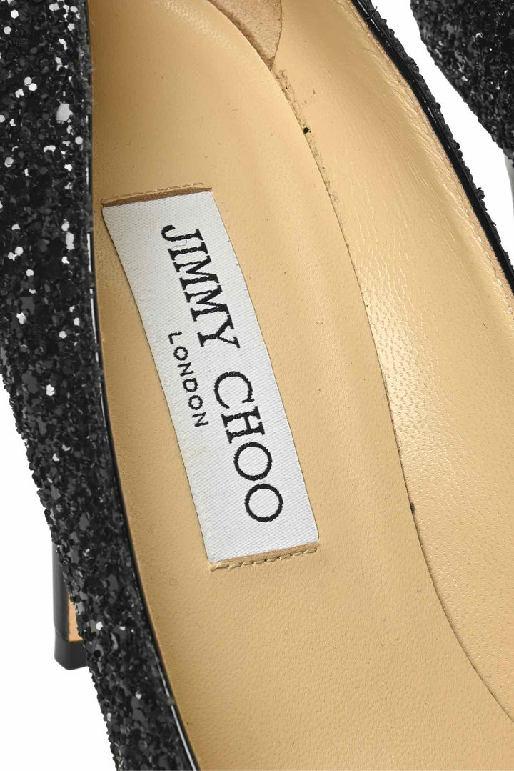 Jimmy Choo Size 38 Romy Glitter Pumps