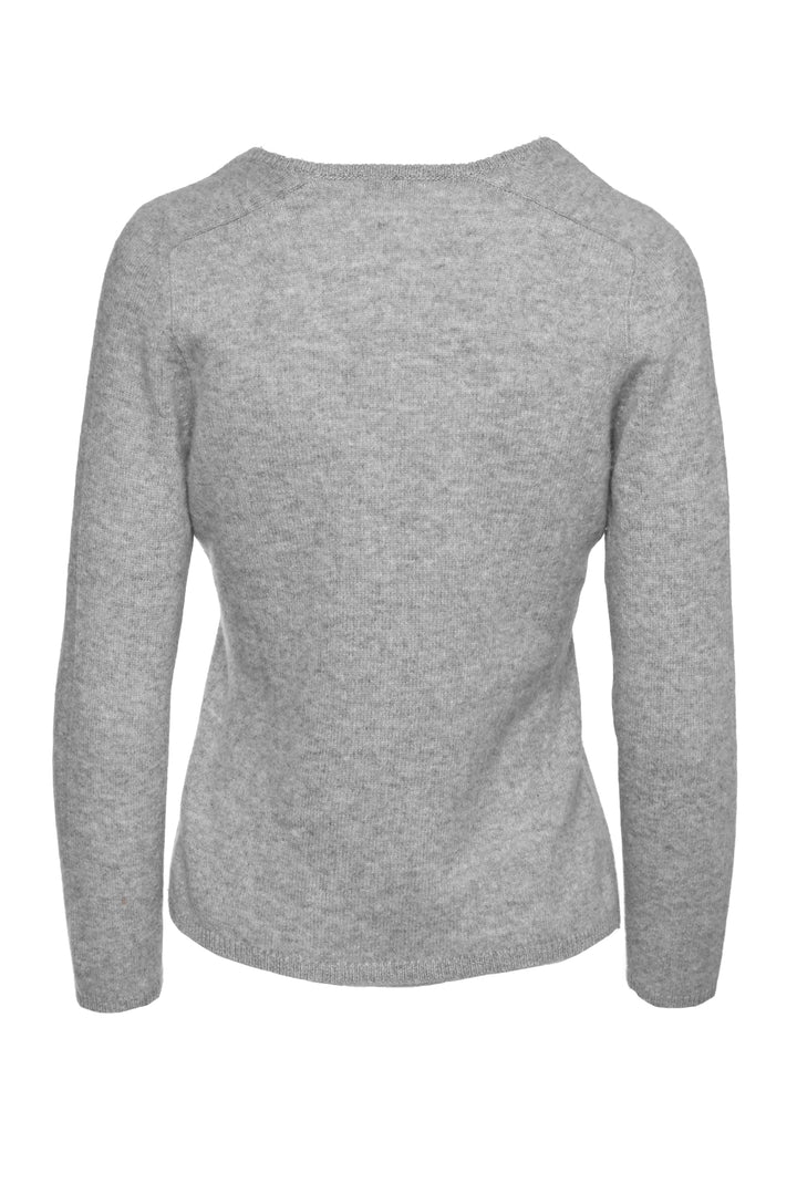 Malo Size 44 V-Neck Cashmere Sweater