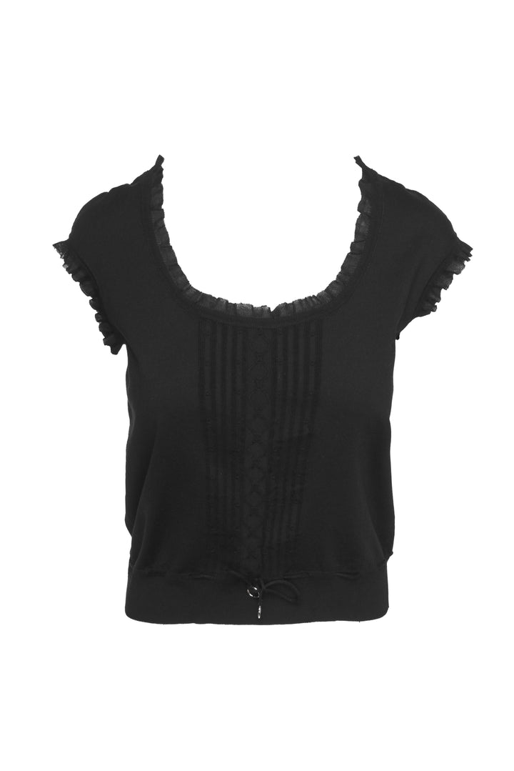 Hermes Size 38 Short Sleeved Sweater