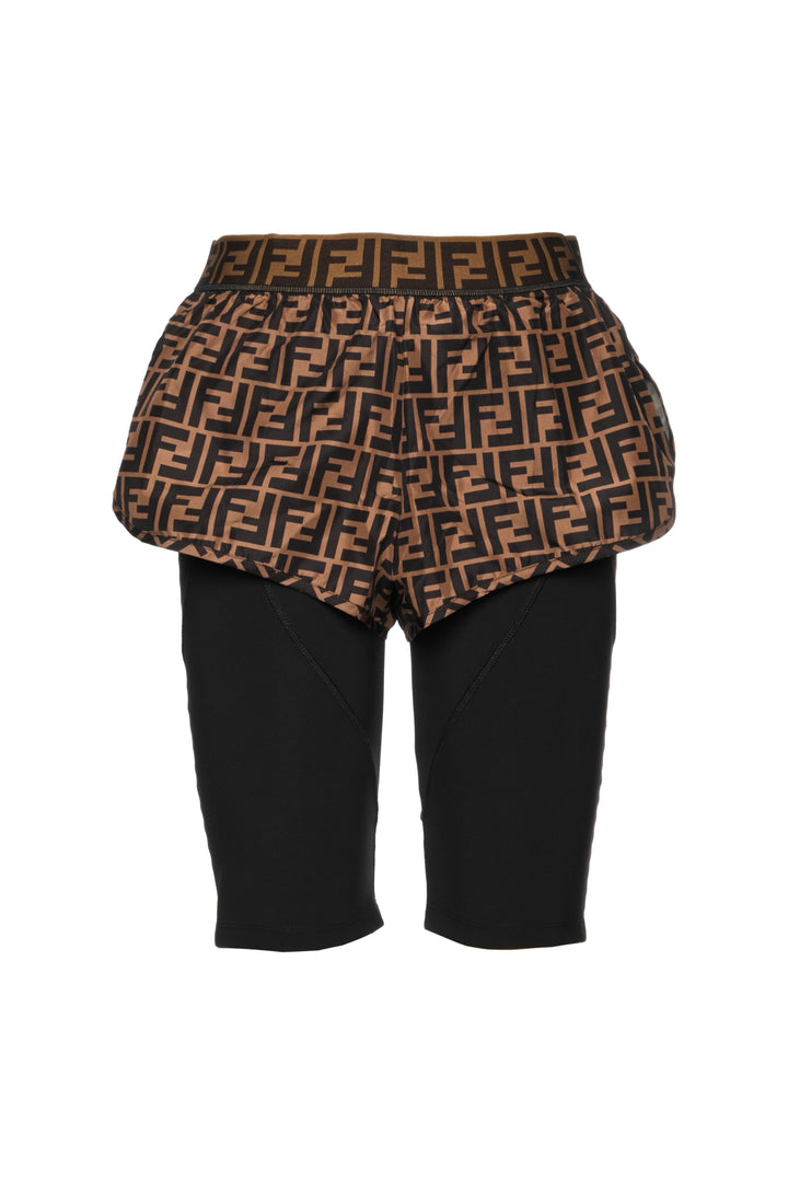 Fendi Size 4 Forever Fendi Biker Shorts
