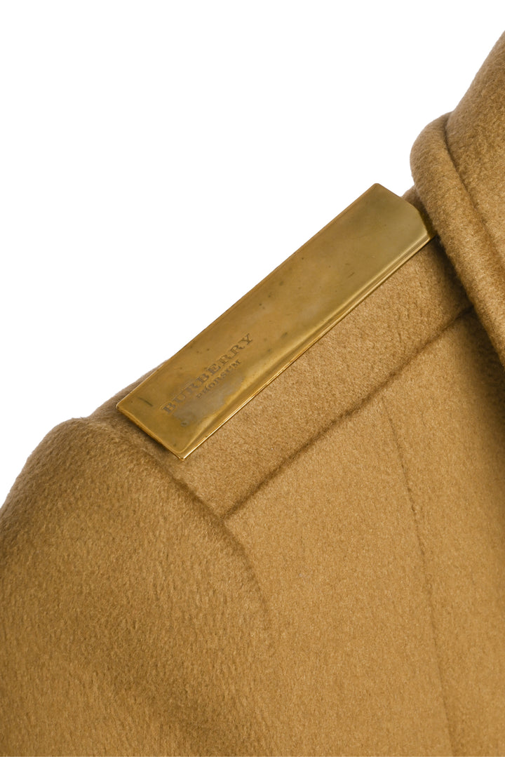 Burberry Prorsum Size 36 Cashmere-Blend Peplum Coat