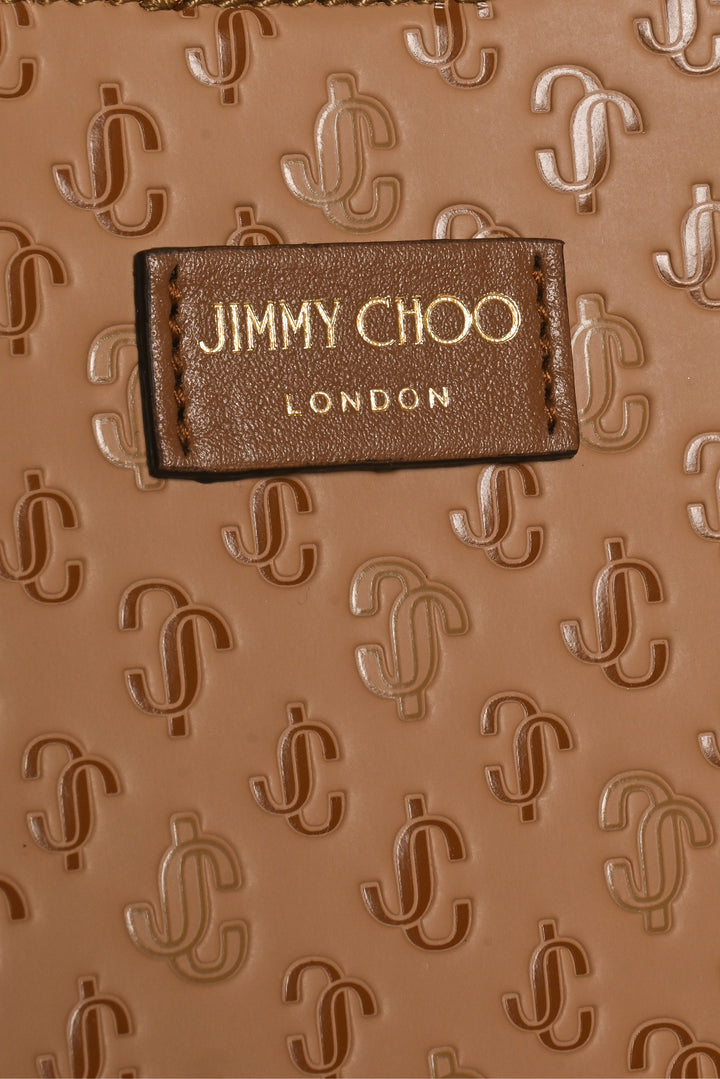 Jimmy Choo Nine2Five Logo-Embossed East-West Tote