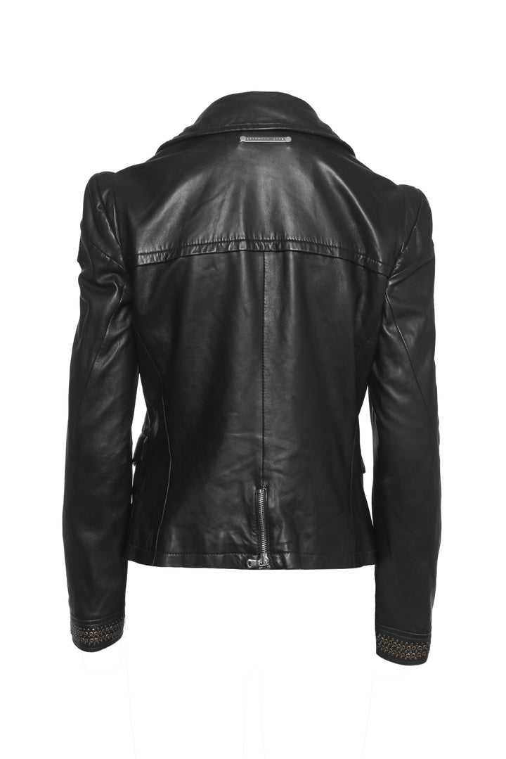 Sportmax Size 10 Code Leather Jacket