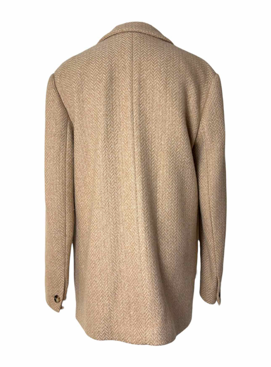 Agnona Size 44 Cashmere Knit Blazer