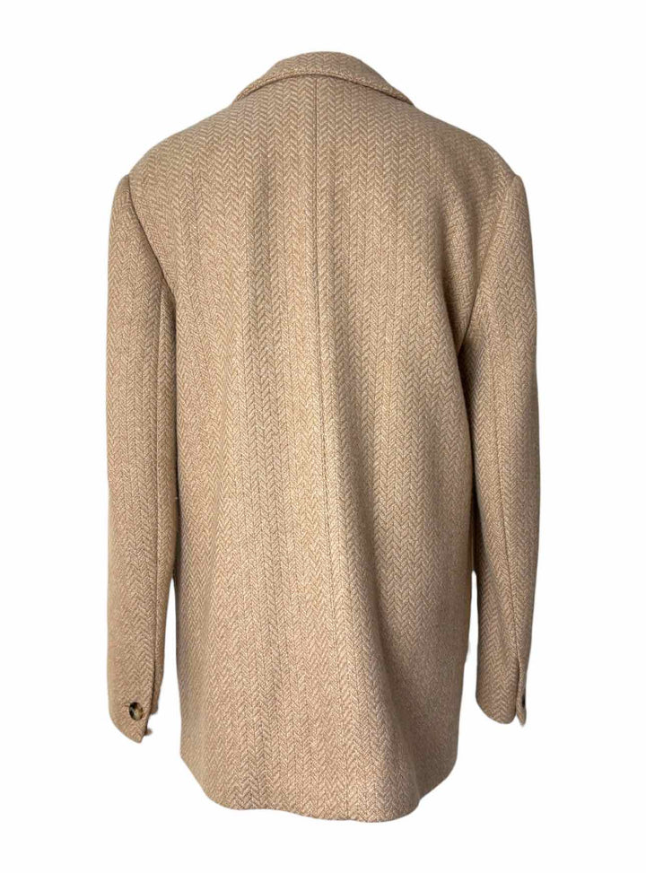 Agnona Size 44 Cashmere Knit Blazer
