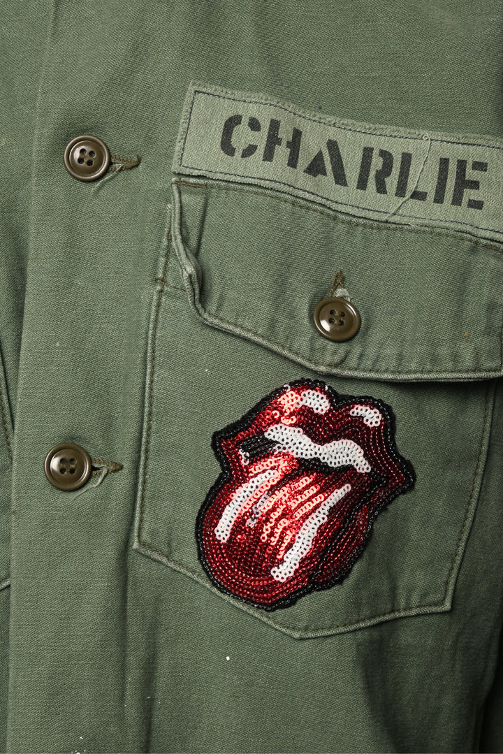 Made Worn Size M Rolling Stones Military Jacket