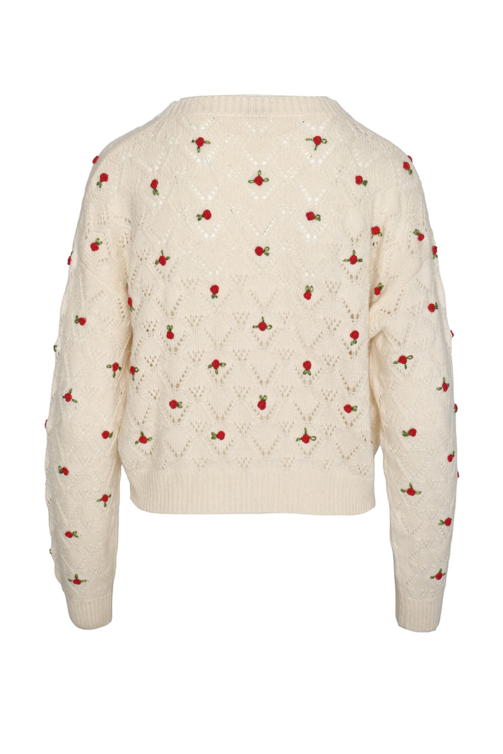 Miu Miu Size 6 2020 Floral Knit Sweater