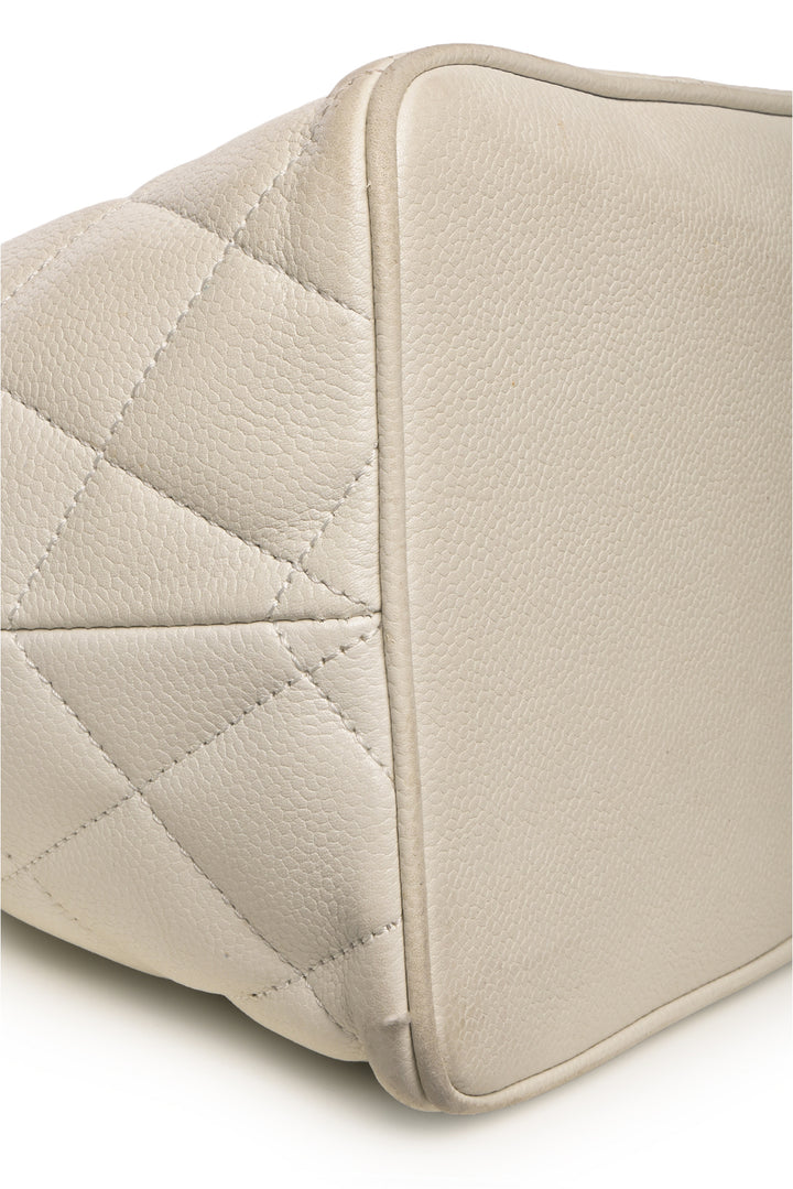 Chanel 2008-2009 Quilted Caviar Medallion Tote