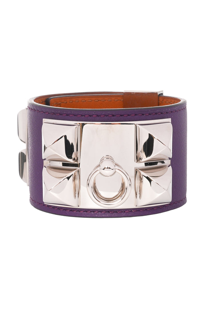 Hermes 2013 Collier de Chien Leather Bracelet