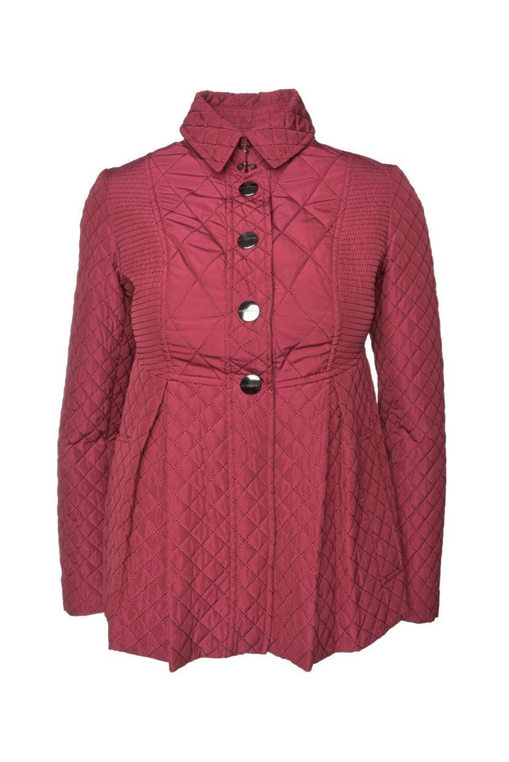 Burberry London Size 2 Quilted Pleated Jacket