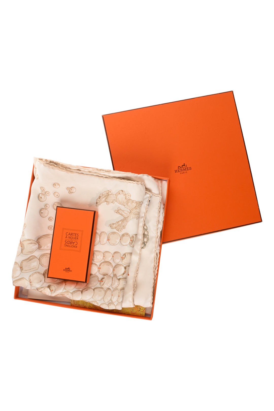 Hermes Reve de Corail Silk Scarf