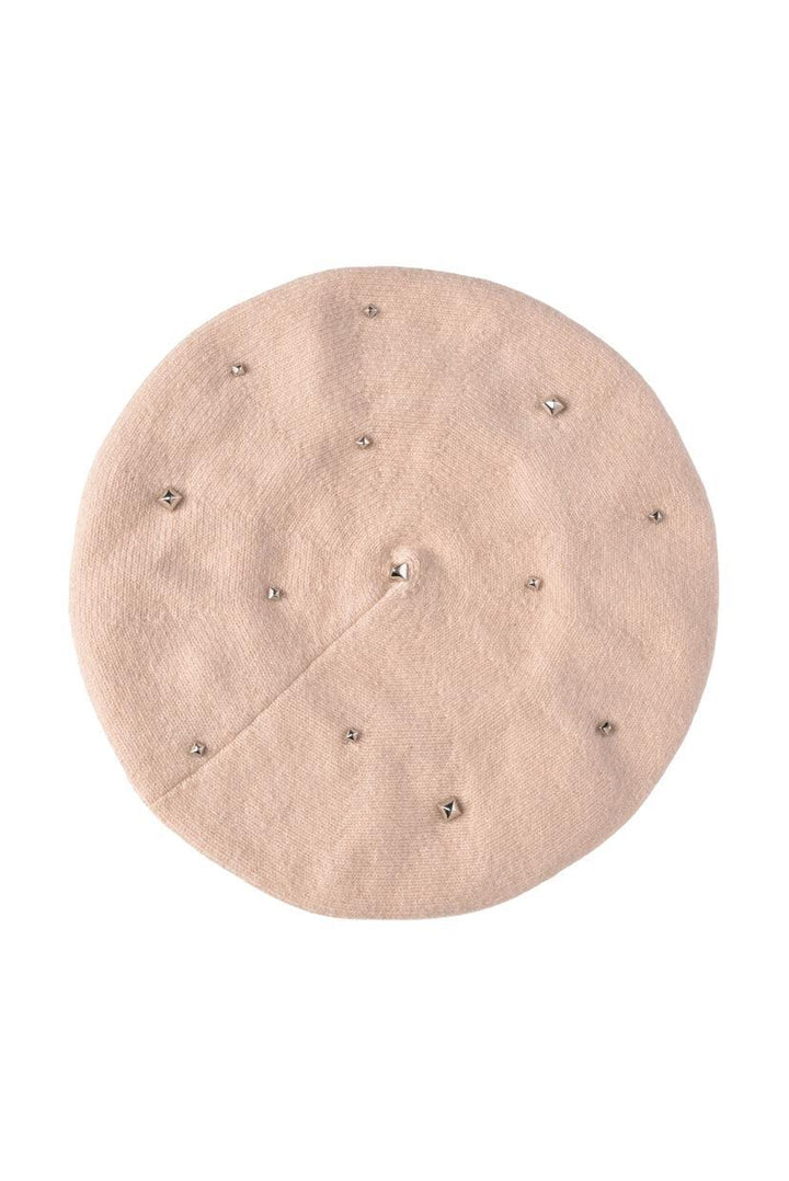 Hermes Size L Cashmere Studded Darling Beret