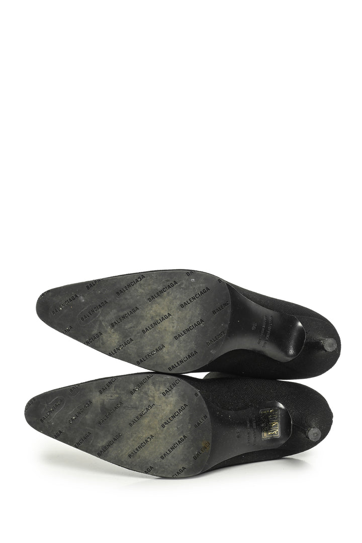 Balenciaga Size 36 Knife Knit Sock Ankle Boots